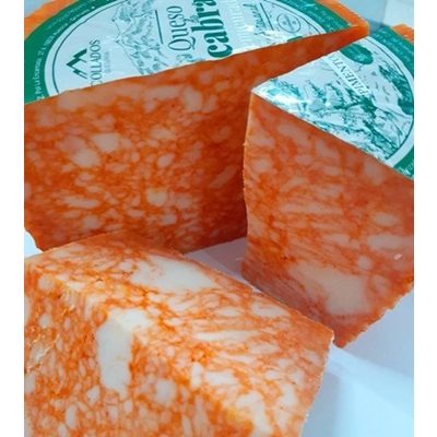Queso de cabra semi curado pimentón
