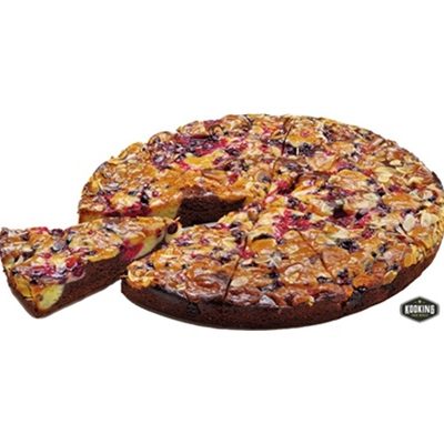 Tarta de choco y frutos rojos