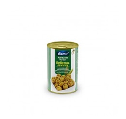 Aceitunas verdes rellenas de anchoa