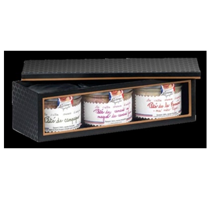 Caja productos gourmet negro y cobre - Imagen 5