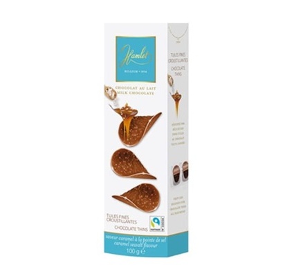 Pepitas de chocolate con caramelo y sal marina
