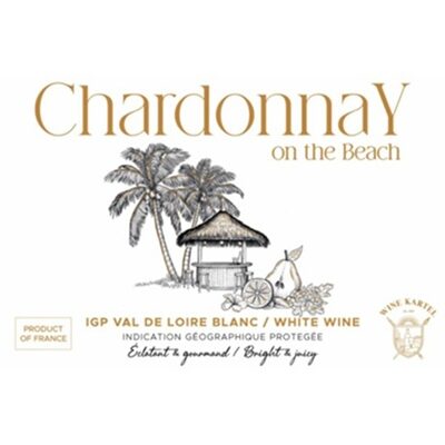 Wine Kartel Chardonnay on the Beach